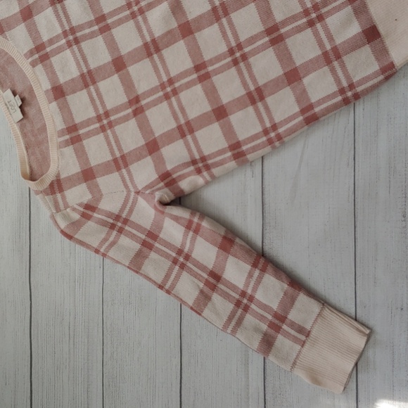 LOFT OUTLET WINDOWPANE SWEATER - Picture 2 of 7